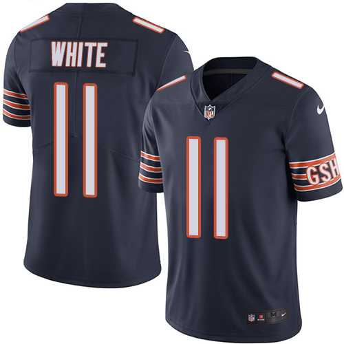 Nike Chicago Bears #11 Kevin White Navy Blue Team Color NFL Vapor Untouchable Limited Jersey,We sell and wholesale Nike Chicago Bears #11 Kevin White Navy Blue Team Color NFL Vapor Untouchable Limited Jersey on line form chian!